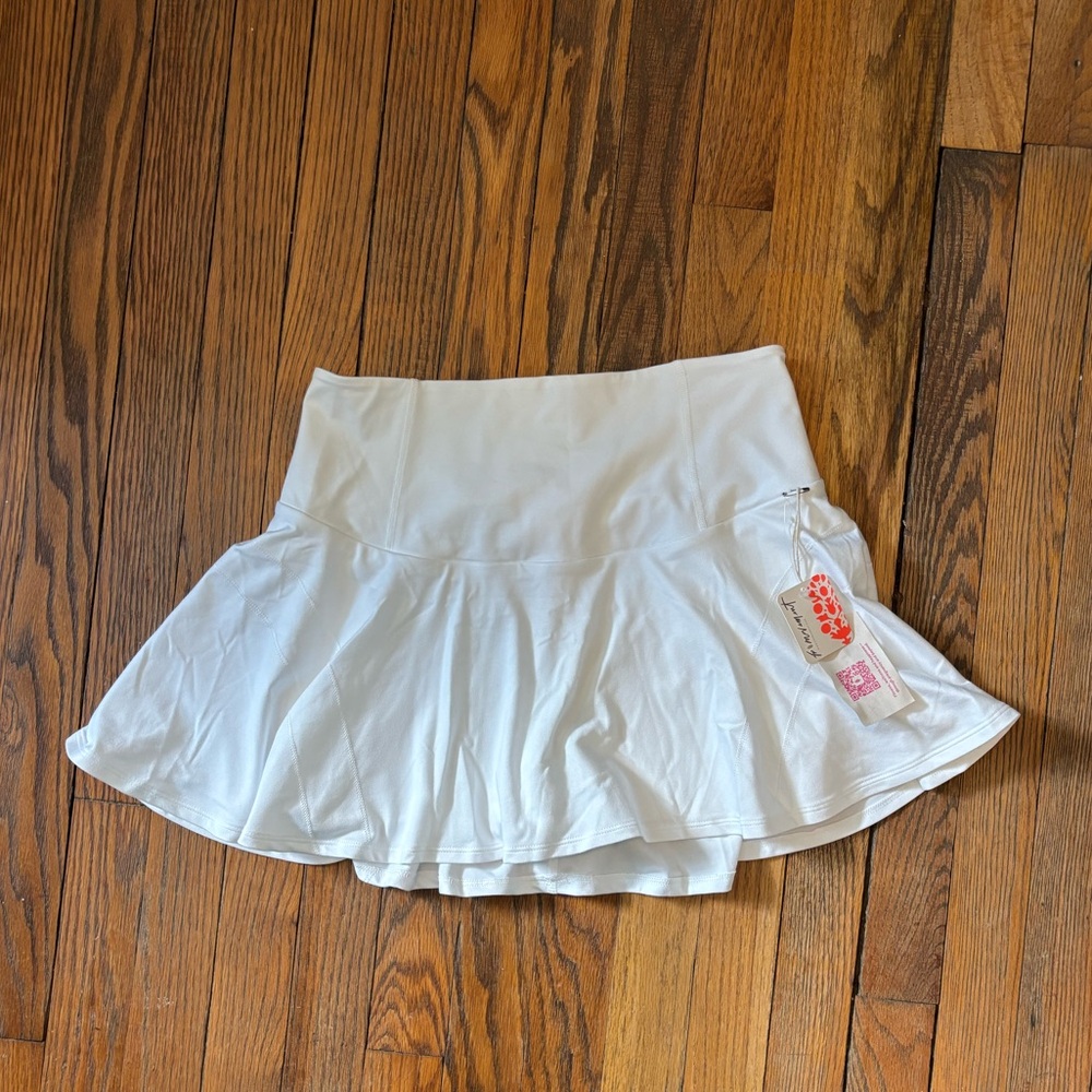 Free People Movement x Hatch Pleats And Thank You Maternity Skort in White- NWT